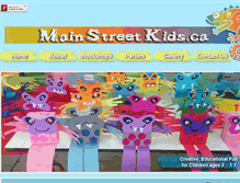 Tablet Screenshot of mainstreetkids.ca